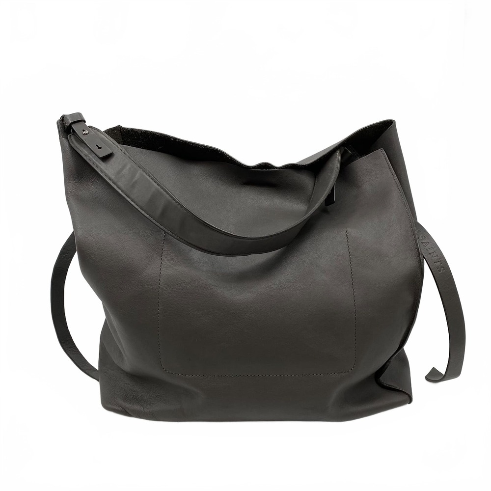All Saints Gray Shoulder Bag